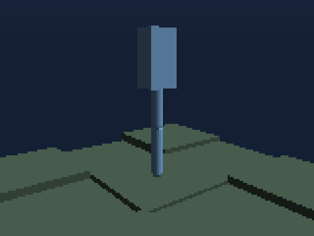 Native RGB camera render of HopperCommand-v0