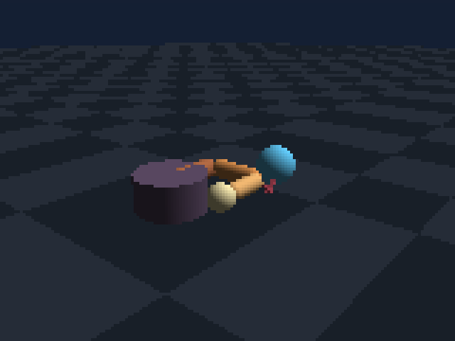 Native RGB camera render of ManipulatorPush-v0