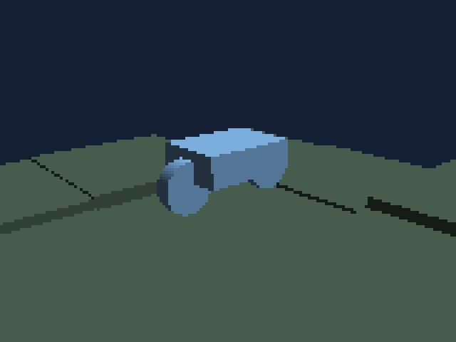 Native RGB camera render of Rover waypoint