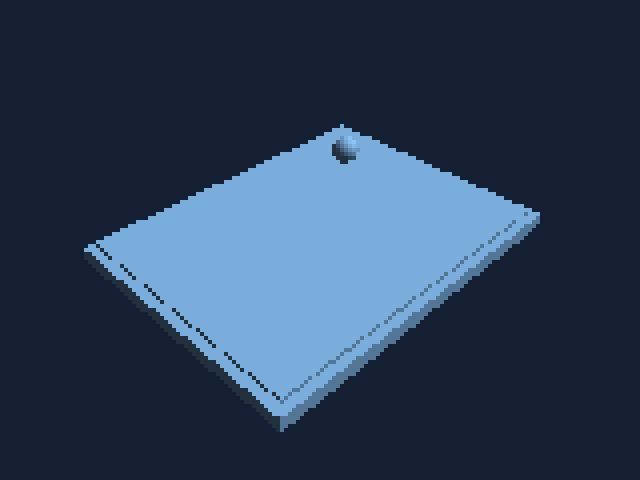 Native camera render of the tilt maze environment
